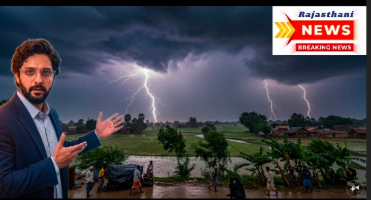 Rajasthan Weather Alert: Heavy Rain Likely in Eastern Districts, Light Showers Expected in Jaipur